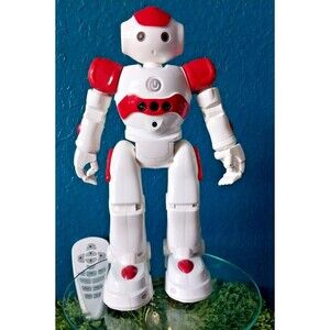 Allok Mechanics R/C Remote Control Robot Walks Dances Hand Motion Sense RED